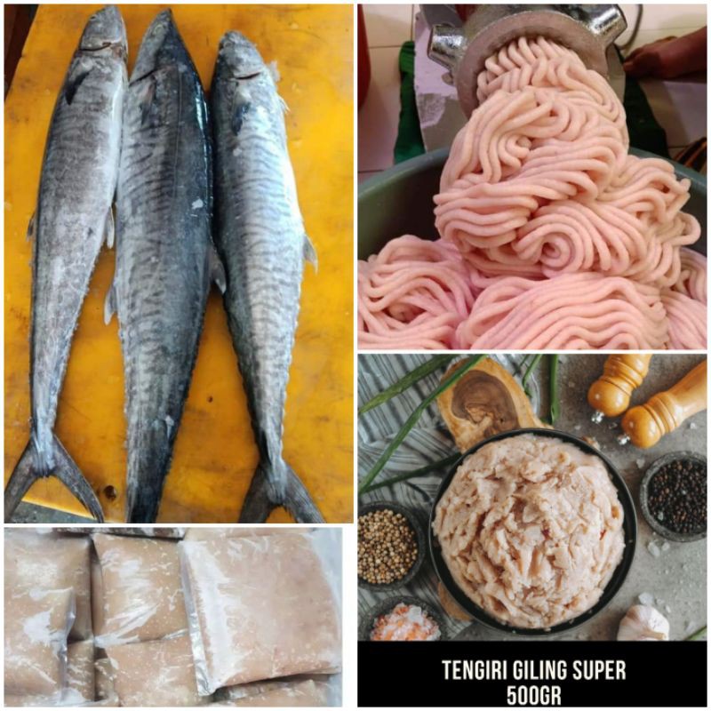 

IKAN TENGIRI / TENGGIRI GILING / GABUS / KAKAP GILING MURNI TANPA CAMPURAN