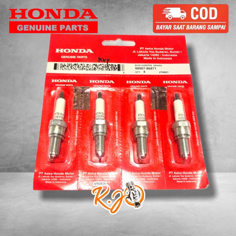 Jual Busi Original Ahm Motor Karisma Vario Beat Scoopy Spacy Matic Honda Drat Panjang Kode U