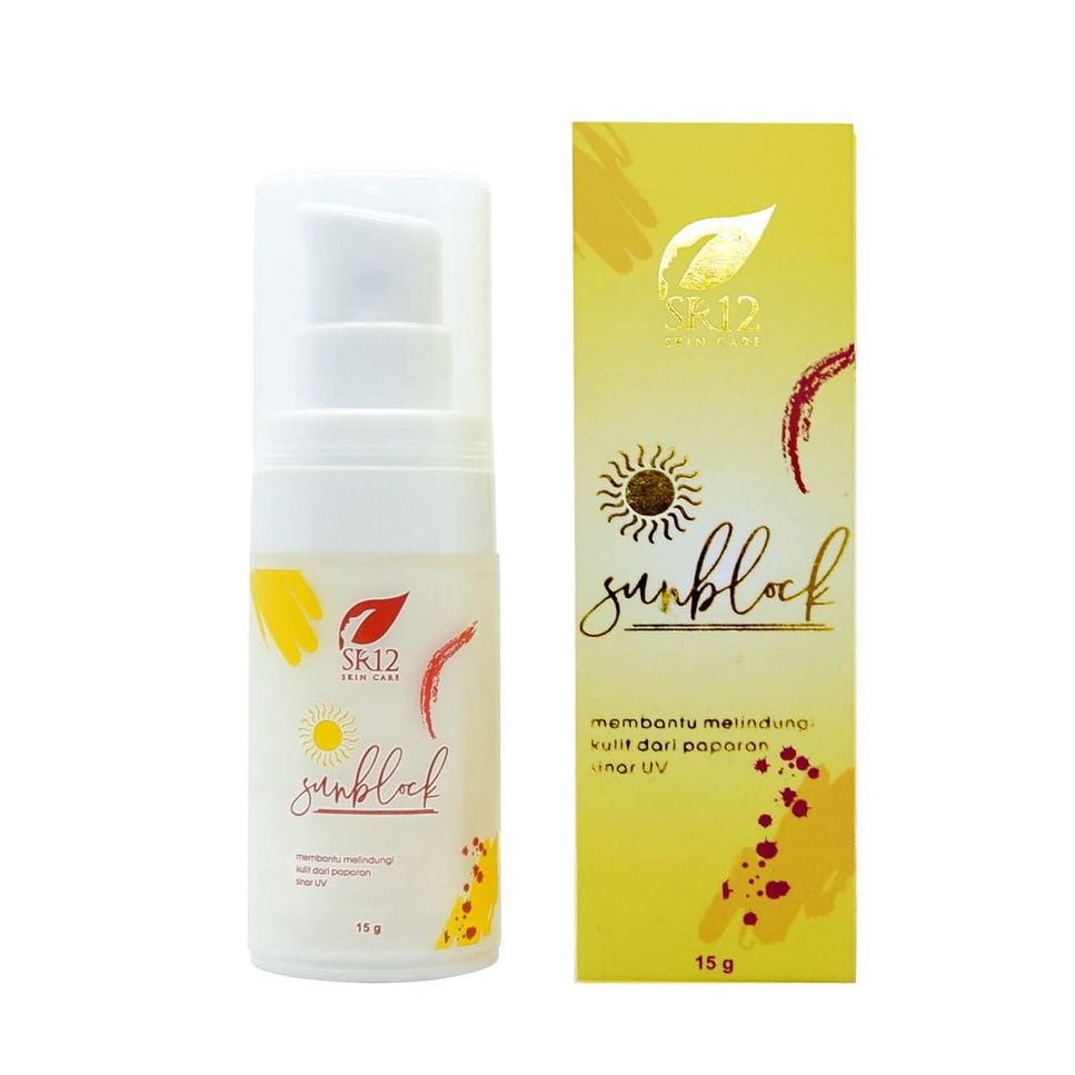 Suncare SR12 Sunblock Sunscreen Badan Pencerah Kulit Pelembab Kulit Kering Pelindung Kulit Dari Sinar Matahari Spf 30