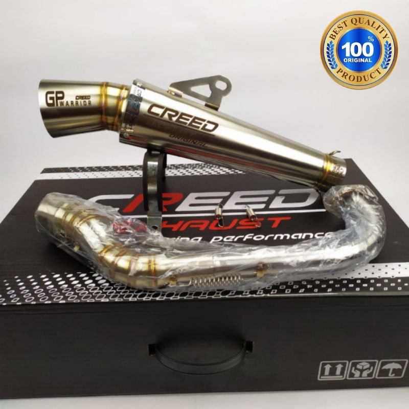 Jual Creed exhaust pipe for Mio soul i 125 Mio soulty Gravis Mio sporty