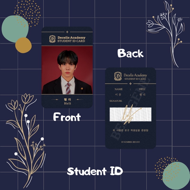 [PO] ENHYPEN Student Card Decelis Academy (+Custom)