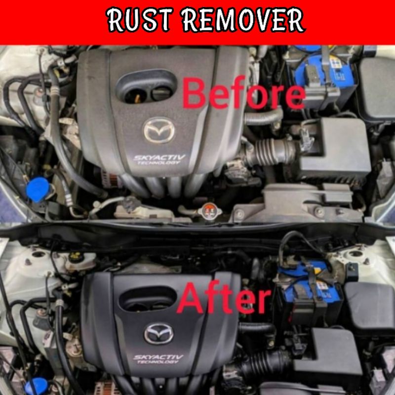 RUST REMOVER spray, Degreaser Obat Pembersih kerak/karat, Mesin Mobil Motor, kerak panci, kerak kamar mandi