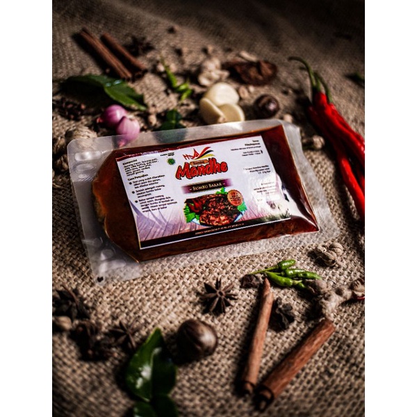 

Boemboe Mandhe Bumbu Bakar Instan Pedas Manis 300gr Untuk 2kg