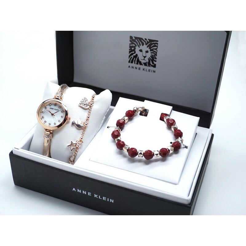 Anne klein tali rantai  variasi warna wanita AK2840 tanpa paket hanya jam sama box
