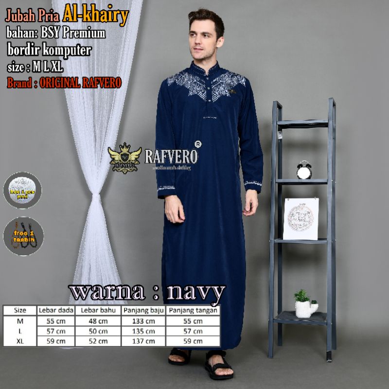 Jubah Pria Al Khairy- Jubah Pria Original RAFVERO - Jubah Pria