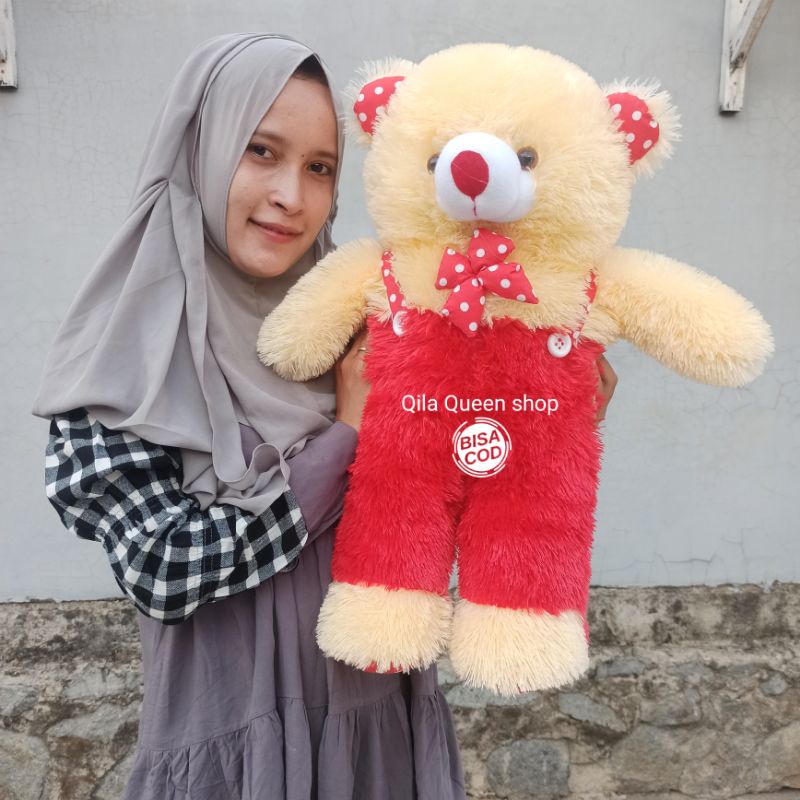 BONEKA TEDDY BEAR JOJON L 50CM tanggung