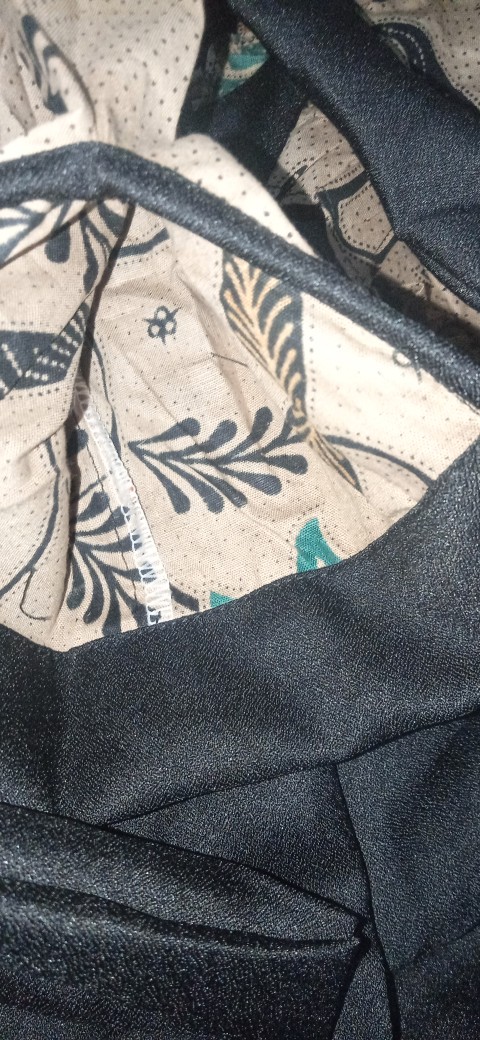 Tey-17 Batik Wanita Asj Sa Hrb026 Kenongo Kemeja Tosca Pendek