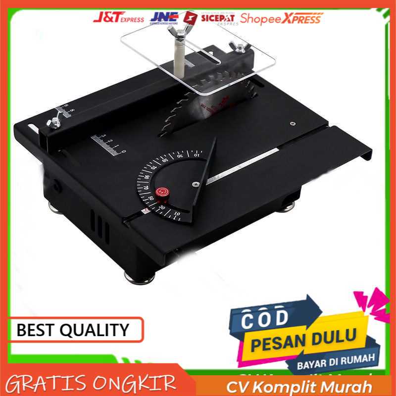 PROMO WOLIKE Table Saw Mesin Potong Mini Serbaguna DIY 100W - T5 COD