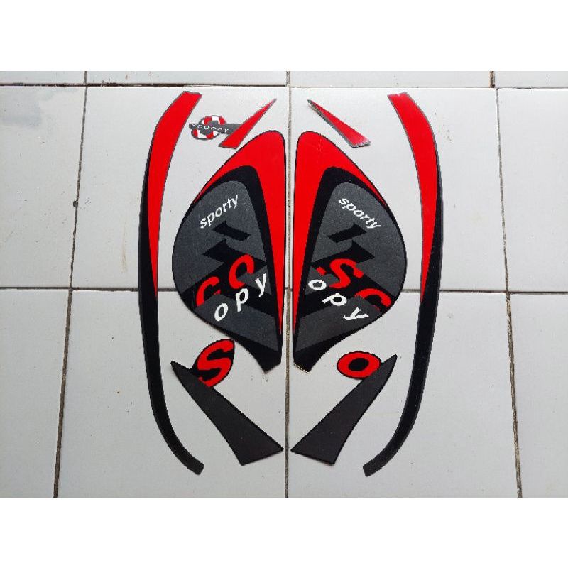 striping scoopy fi tahun 2022 striping ori honda scoopy tahun 2022
