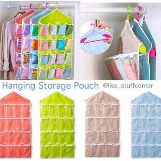 HANGING STORAGE POUCH