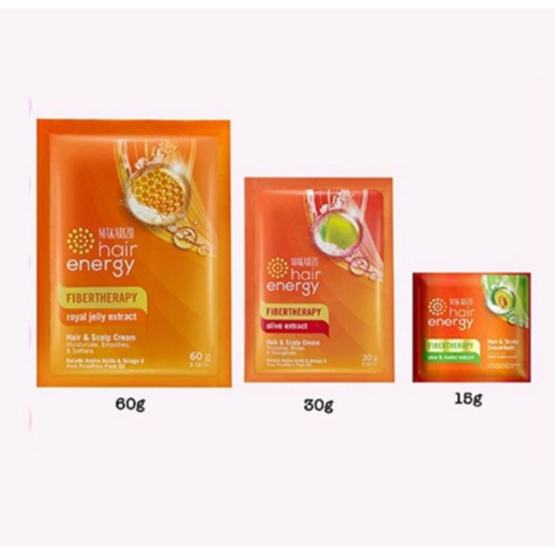 Makarizo Hair ENERGY Creambath 30g & 60g sachet