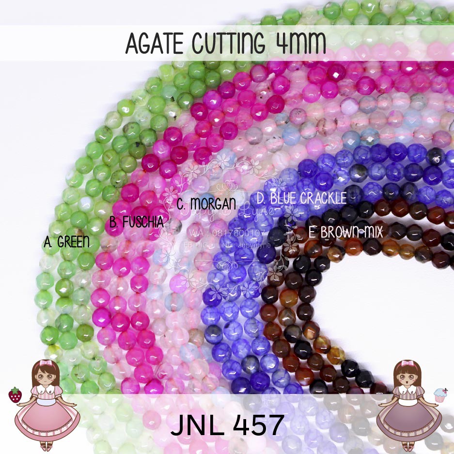 code 457 agate cutting 4mm