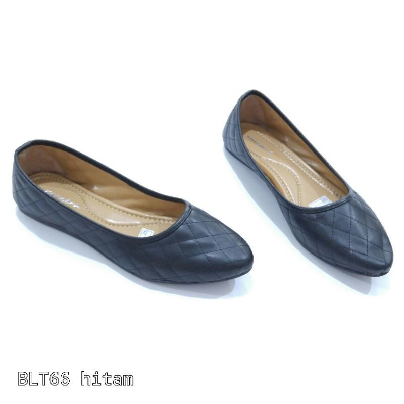 Borneo Sepatu Wanita Flat Ballerina Flatshoes Bahan Sintetis By Xavyera blt66