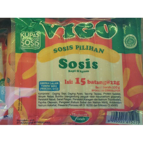 

Sosis VIGO Sosis Sapi VIGO isi 15