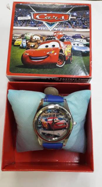 Jam tangan analog motif kartun