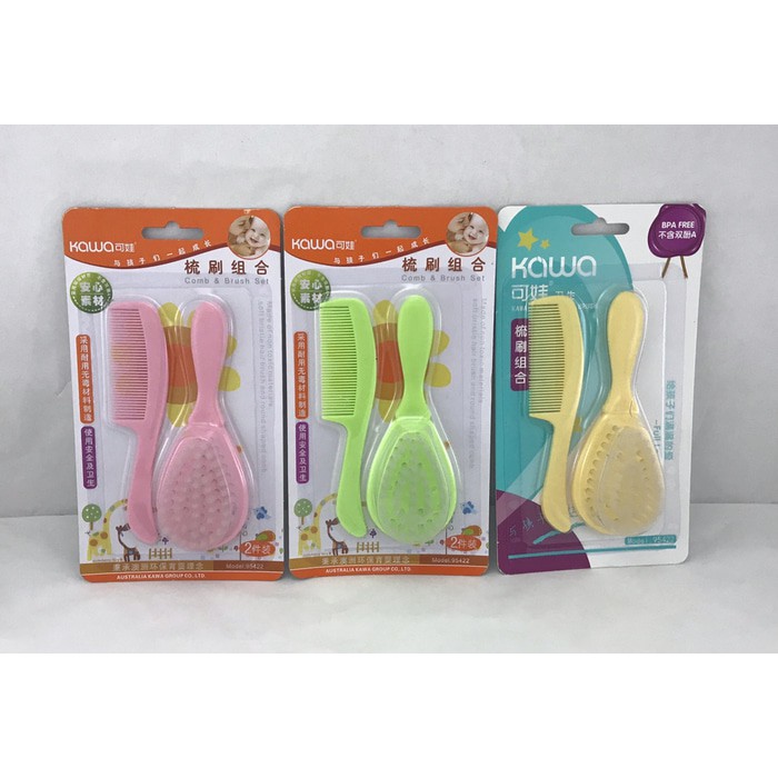 Sisir bayi kawa Sisir bayi set Kawa Baby nipple brush BPA Free