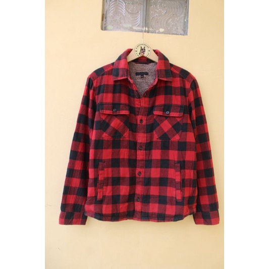 Flannel uniqlo sherpa