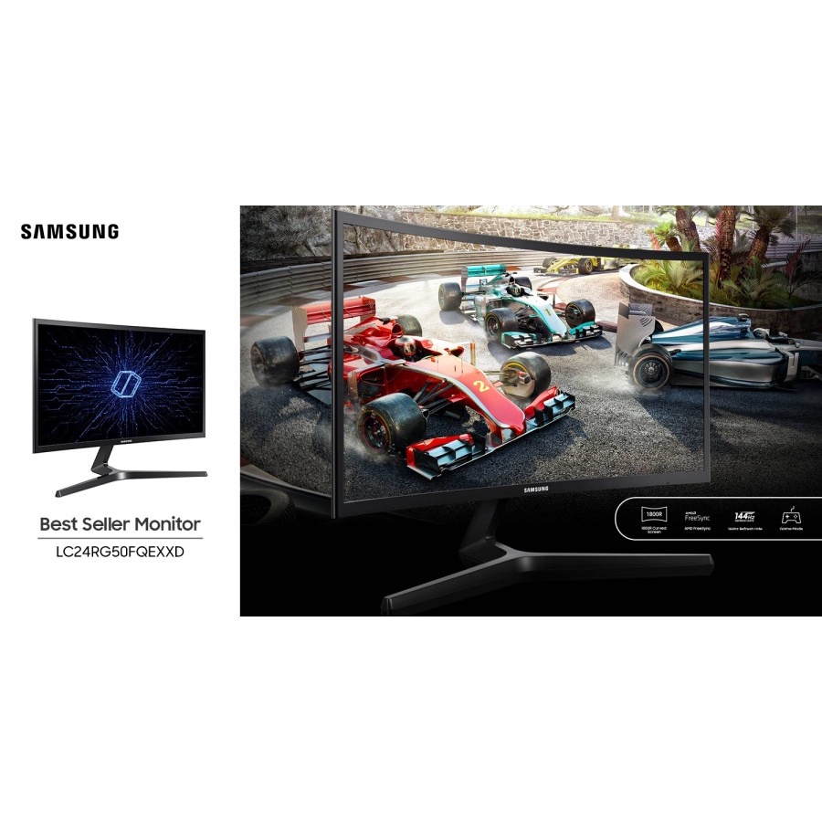 Monitor Samsung Odyssey LC24RG50 FHD 144Hz 4ms VA Panel