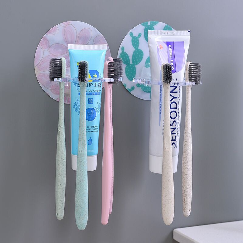 AM555 Rak Holder Sikat Gigi Model Bulat Bahan Plastik AM555 Rak Holder Sikat Gigi Model Bulat Bahan Plastik
