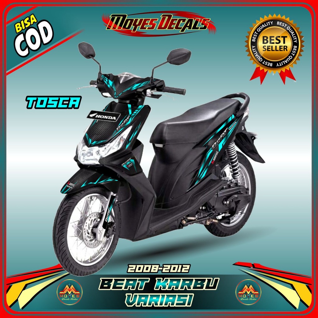 Decal Beat Karbu Motif Pola Warna Petronas Sticker Full Body Honda Beat Karbu