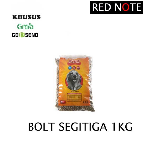 BOLT Dog Segitiga 1kg (Grab/Gosend)