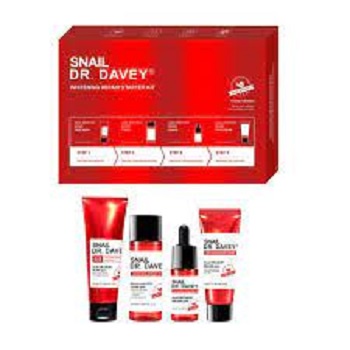 DR.Davey SNAIL Stater Kit Paket Perawatan Wajah 5pcs