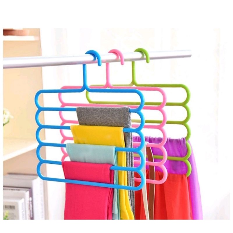 gantungan hanger jilbab 5 in 1