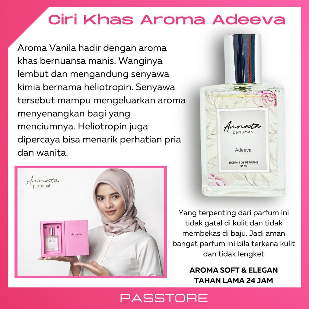 Parfum Annata ORI Aroma Tahan 24 jam Lebih Lama 50ml non Alkohol Minyak Wangi Farfum Pria Wanita