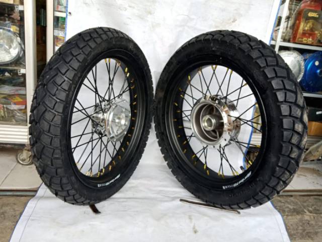 Paketan Velg Ban Velg CB 150 Tiger Revo Supra GTR Megapro Verza CBR Megapro new CB 150 Ban Tubles