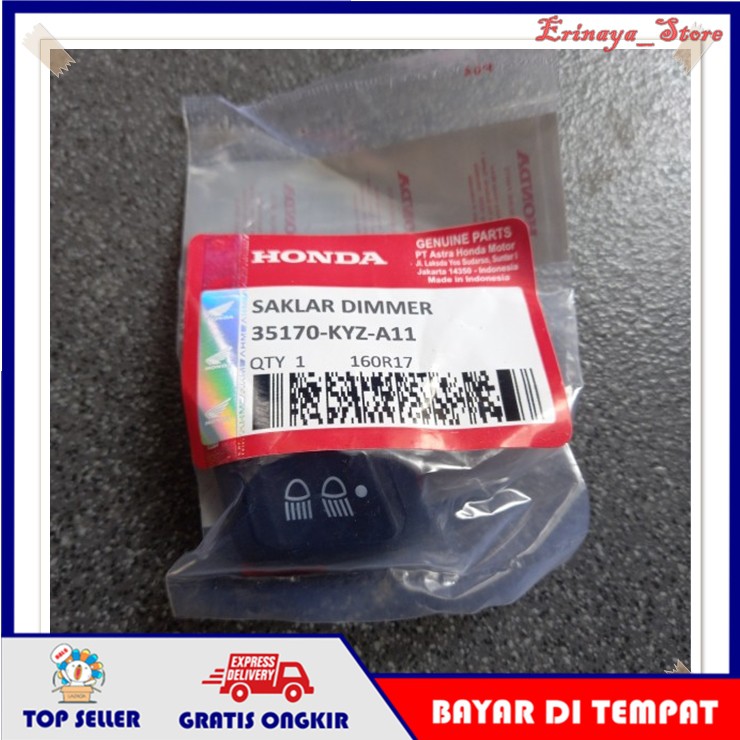 Sakelar Saklar Tombol Klakson Motor Honda Beat FI Esp New Vario 125 F1 Revo Blade KYZ ORI ORIGINAL A