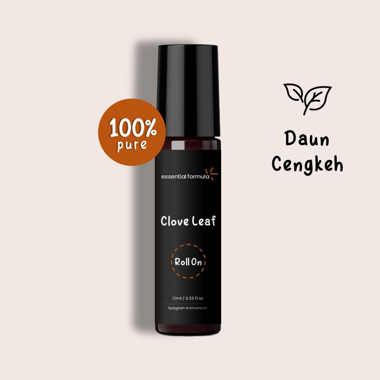 10ml Organic Clove Leaf Essential Oil Roll On Daun Cengkeh Murni 100%