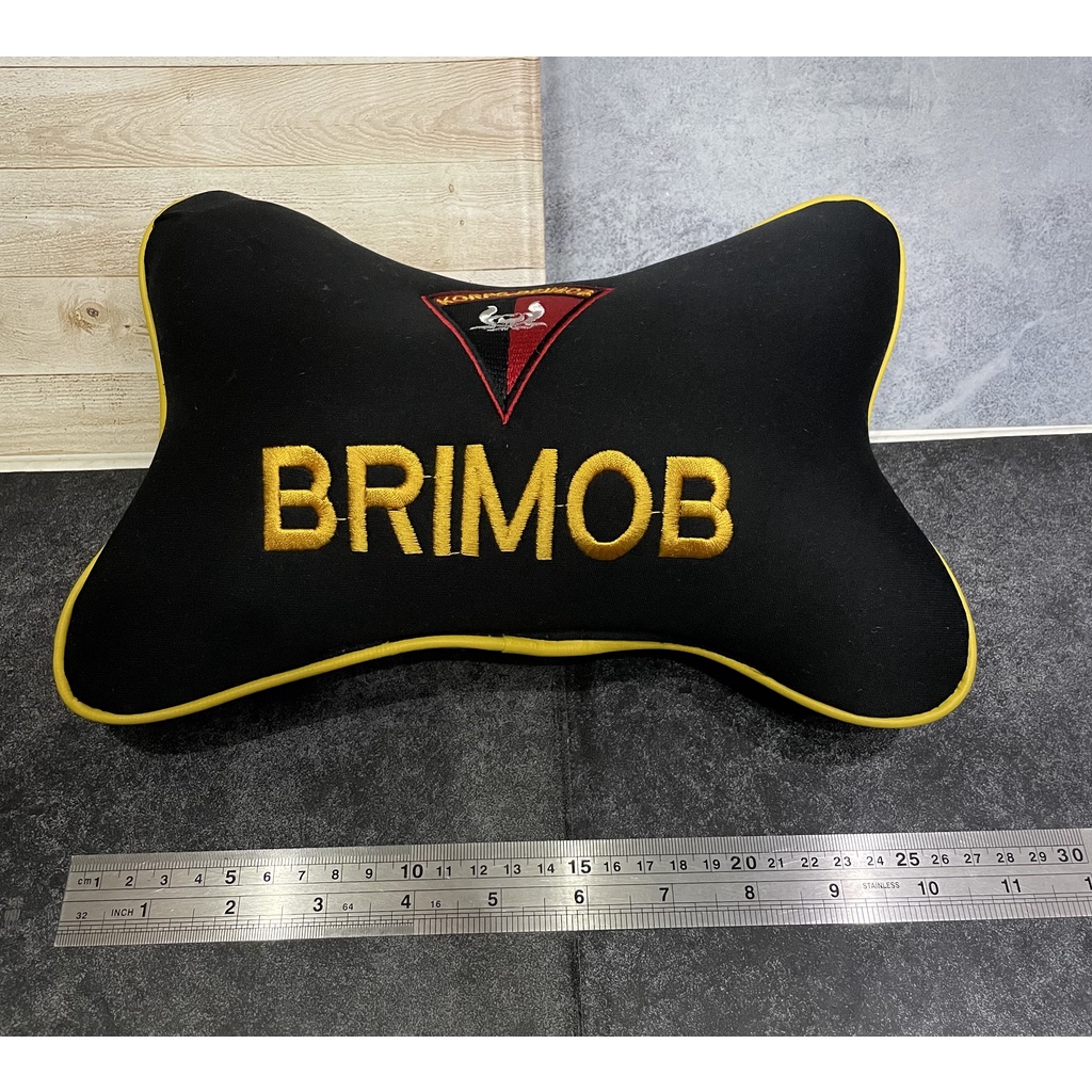 Bantal Mobil Brimob Hitam - Bantal Mobil - Bantal Kepala Brimob