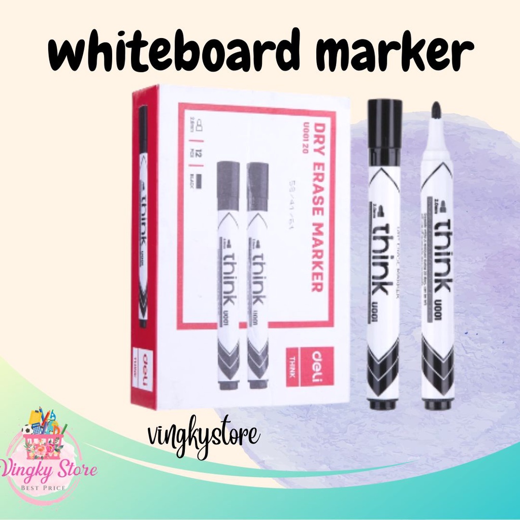

Whiteboard Marker / Spidol Papan Tulis Deli U001