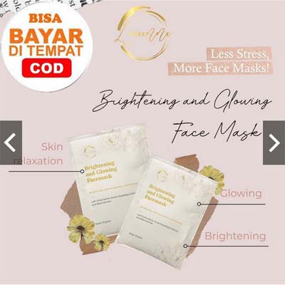 [FREE GIFT10K]  LUCIENNE MASK BPOM Brightening and Glowing dan Detoxifying Masker Mencerahkan