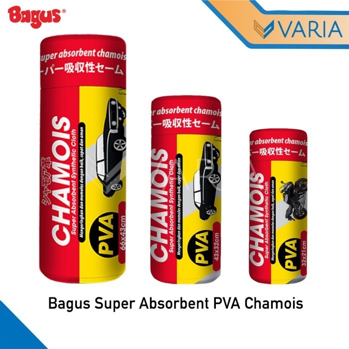 Bagus PVA Chamois Mobil 66 x 43 cm Lap Kanebo Super Absorbent W22330