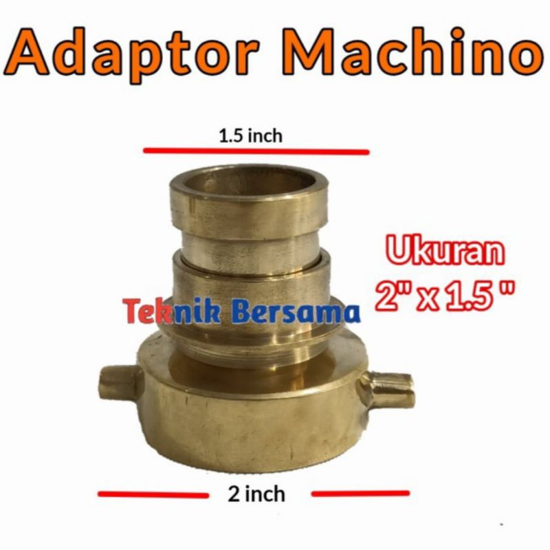 adaptor machino drat dalam untuk kopling selang pemadam