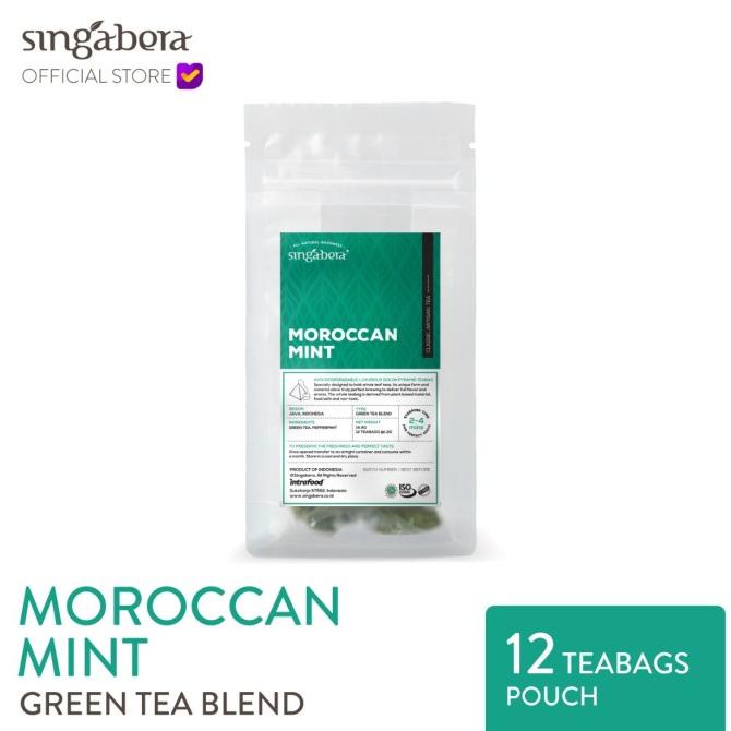 

(BISA COD) Singabera Tisane-Moroccan Mint (Green tea & Mint) 12 teabag BOOM SALE Kode 603