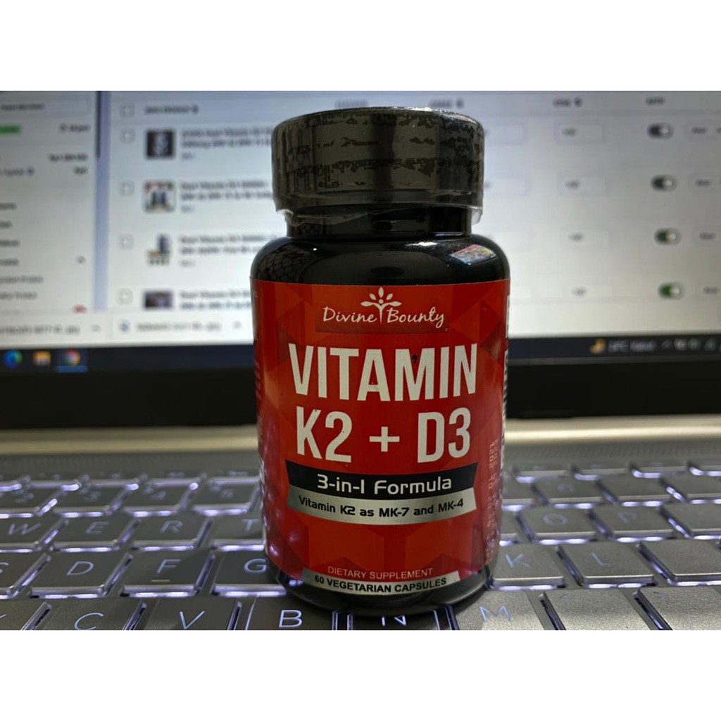 Vitamin K2 D3 5000 UI 60 sofgel & 90 sofgel ORDER 5 FREE 1