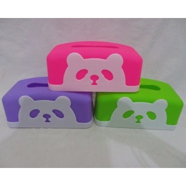 Tempat Penyimpanan Tissue Kotak PANDA/ Karakter