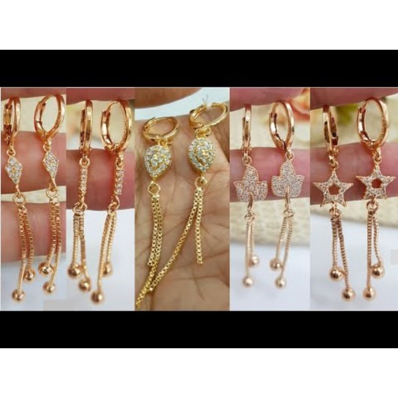 Anting xuping wanita dewasa top Random premium lapis emas termurah kwalitas mewah elegan terlaris-6