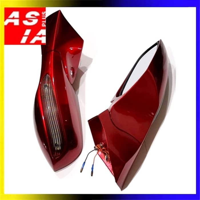 Promo KACA SPION LIPAT T2B VARIASI MOTOR YAMAHA NMAX ORI MODISH RACING RED Murah