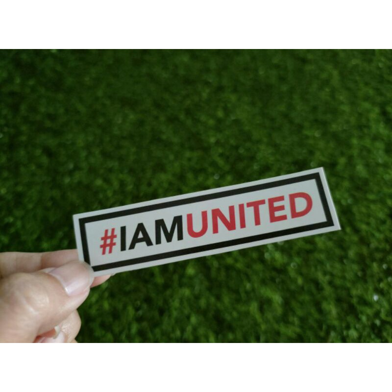 

Stiker I am United