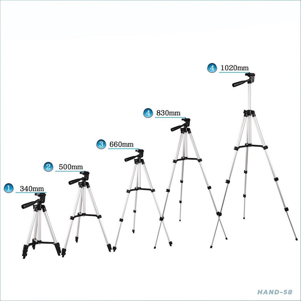 TRIPOD 3110 . Tripod Hp dan Kamera Dslr Plus Holder for Camdig Actioncam Video Tripod Expandable