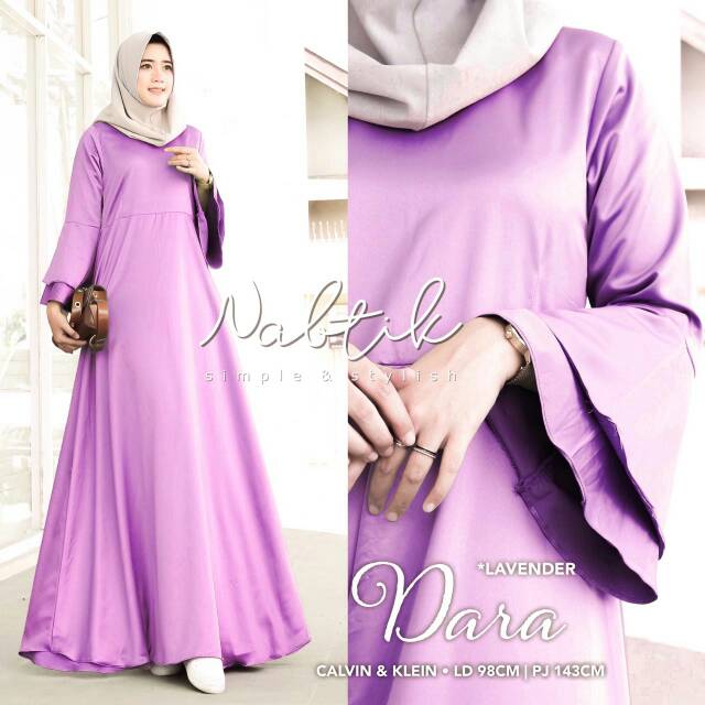 Gamis Dara lavender by Nabtik