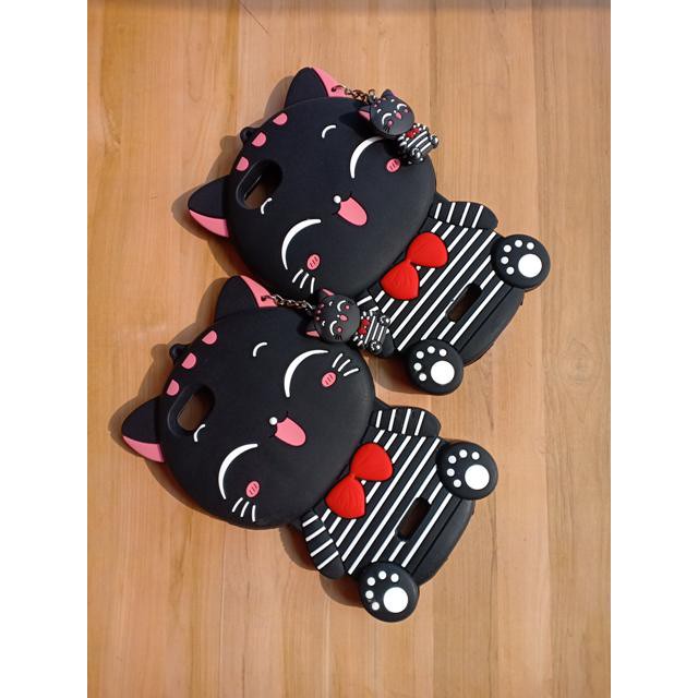 CASE 3D XIAOMI REDMI 6A KARAKTER BONEKA KUCING SOFTCASE SILIKON 3D