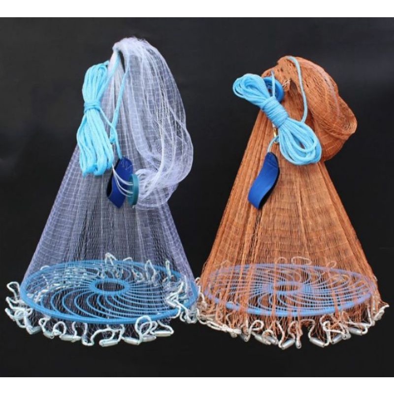 Finefish Jaring Ikan Lempar Fishing Throw Net Cage