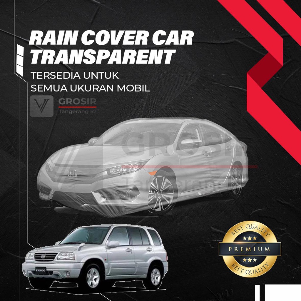Sarung Mobil Transparan Grand Escudo XL7 2003-2006 / Body cover Escudo