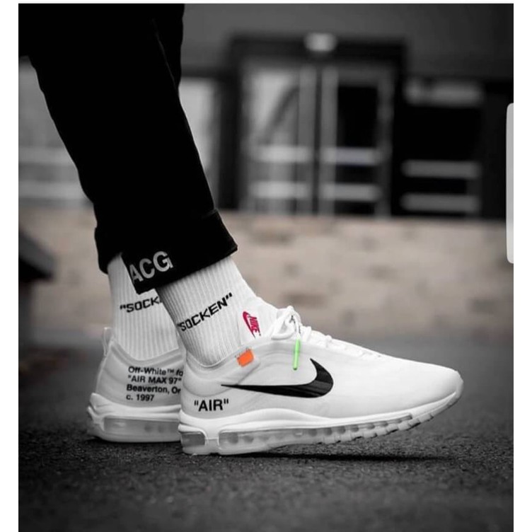 Nike Airmax97 OFF WHITE Grade Premium Original Import Quality
