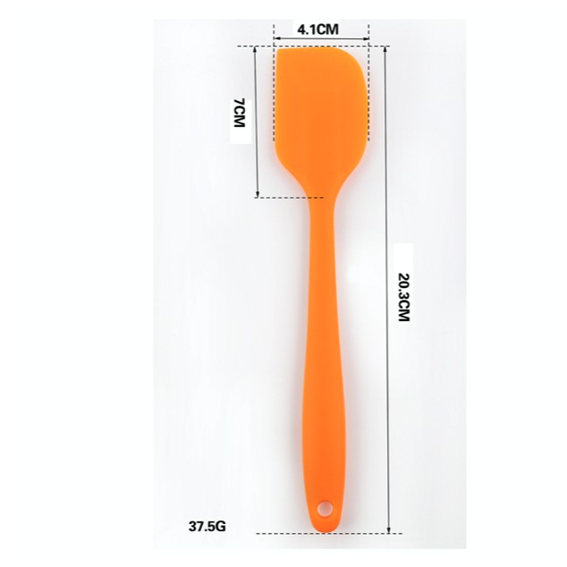 Ukuran Besar - Spatula Scraper Silikon Tahan Panas Anti Lengket Bahan Food Grade 25.5x5cm