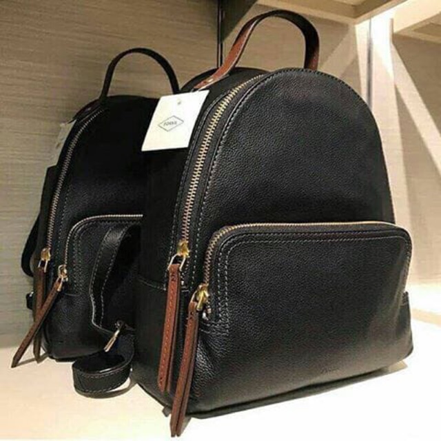 Tas FOSSIL Felicity Backpack Black New Original